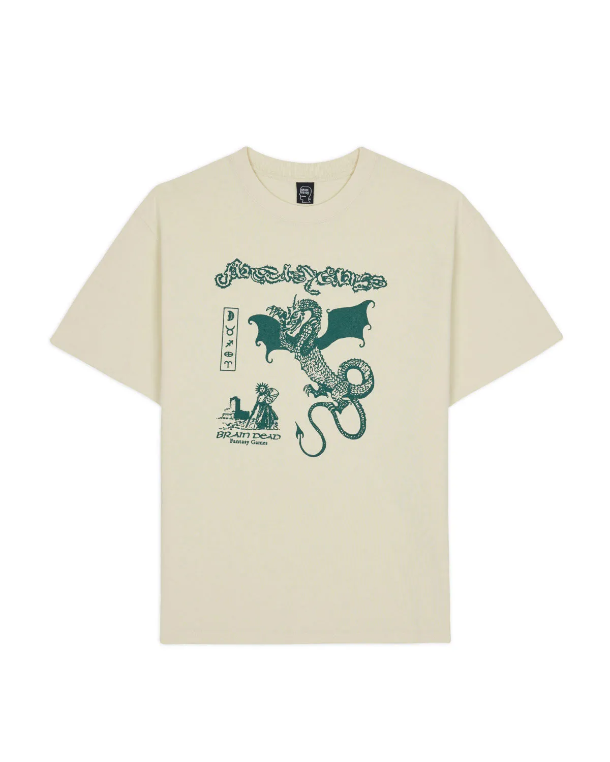 Fantasy Games Wyrm T-shirt - Natural sold by Brain Dead