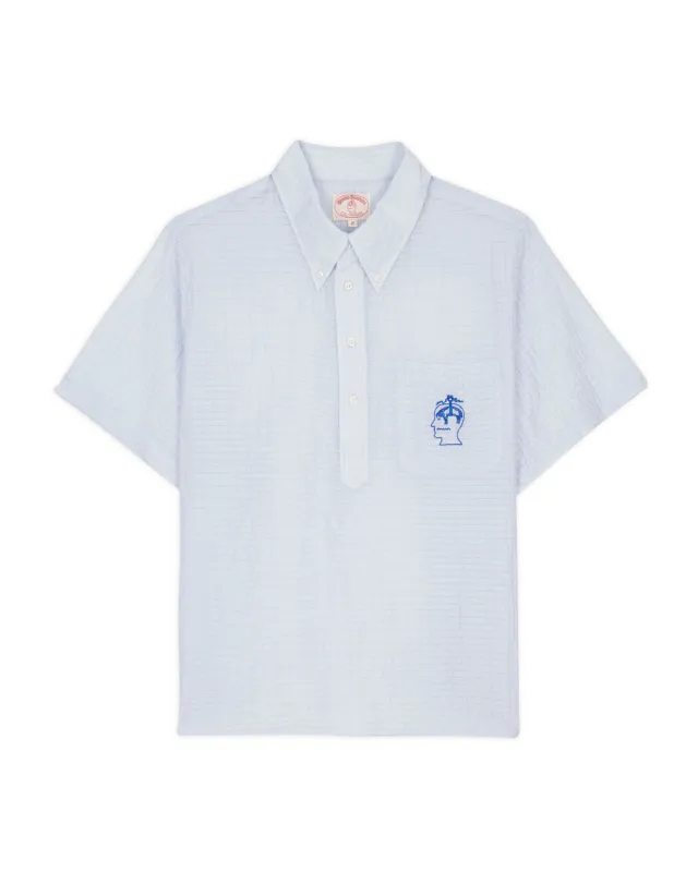 Brooks Brothers California Short Sleeve Pullover Shirt - Ice sold by Brain Dead