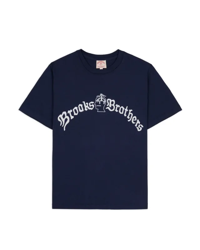 Brooks Brothers California Tubular T-shirt - Navy made by Brain Dead