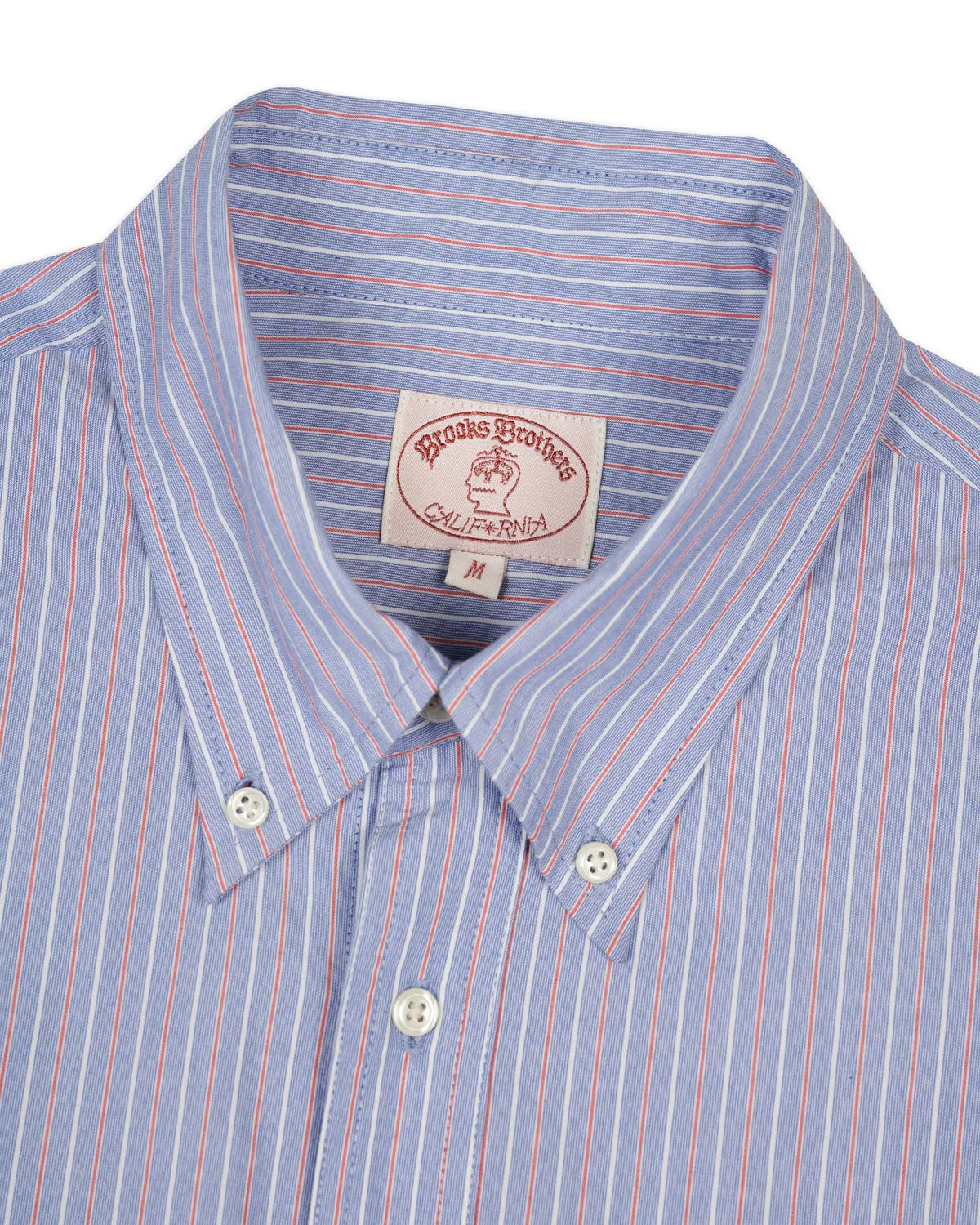 Brooks Brothers California Half Placket Oxford Button Up Shirt - Blue sold by Brain Dead product image thumbnail 4