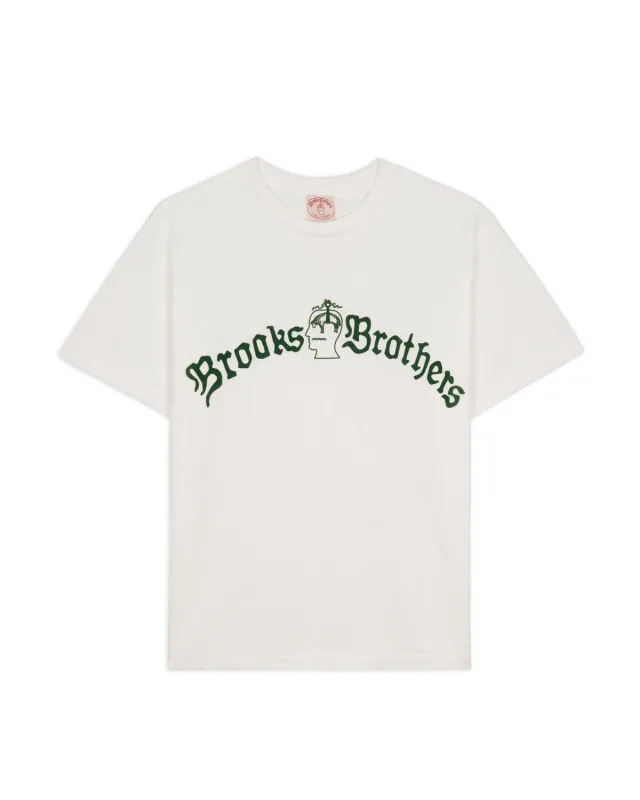 Brooks Brothers California Tubular T-shirt - White made by Brain Dead