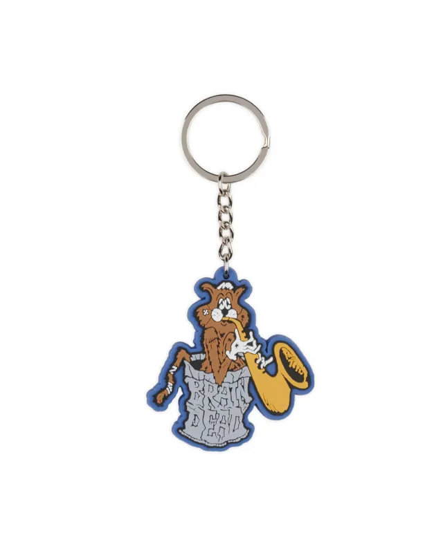 Trash Cat Keychain - Multi made by Brain Dead