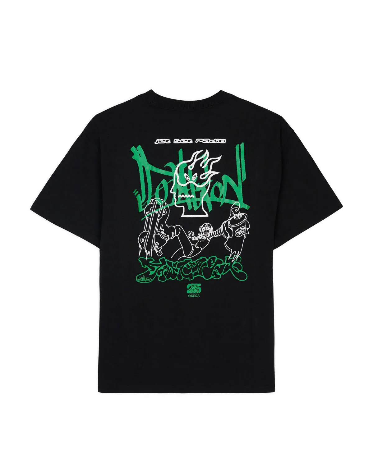 Brain Dead x Sega: Jet Set Radio T-shirt - Black sold by Brain Dead product image thumbnail 2