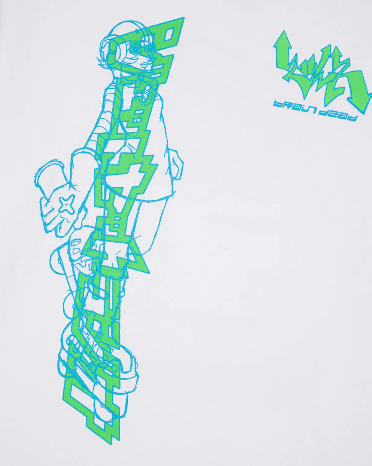 Brain Dead x Sega: Jet Set Radio T-shirt - White sold by Brain Dead product image thumbnail 3
