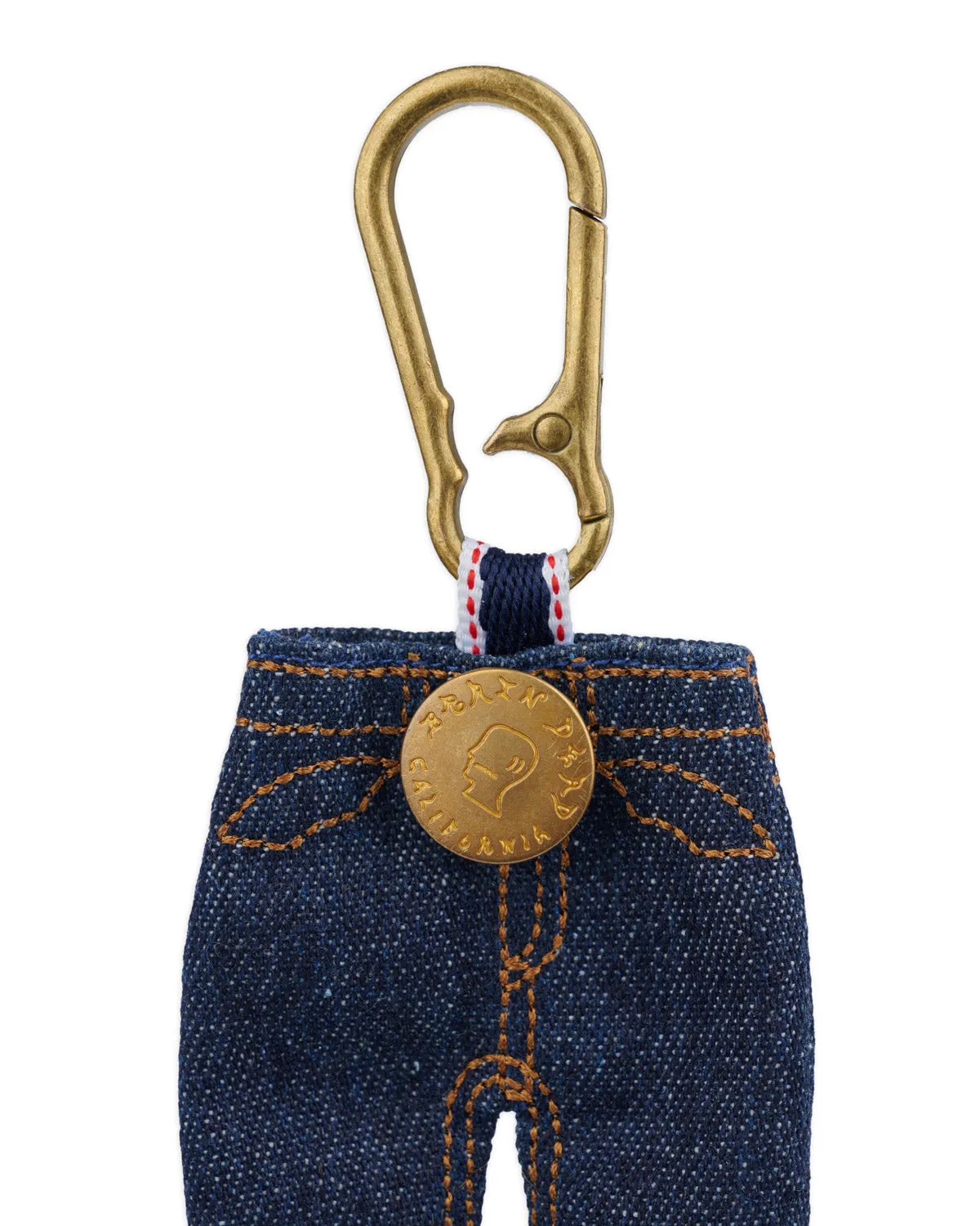 Type 00 Denim Keychain Charm - Indigo sold by Brain Dead product image thumbnail 2