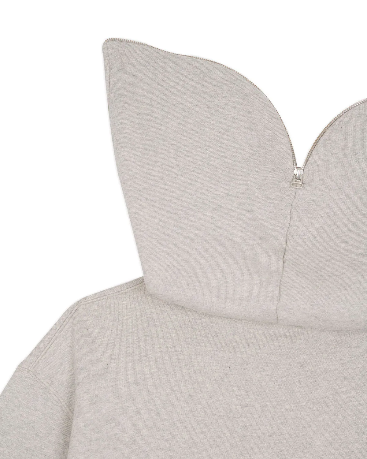 Zip Hoodie - Heather Grey sold by Brain Dead product image thumbnail 3