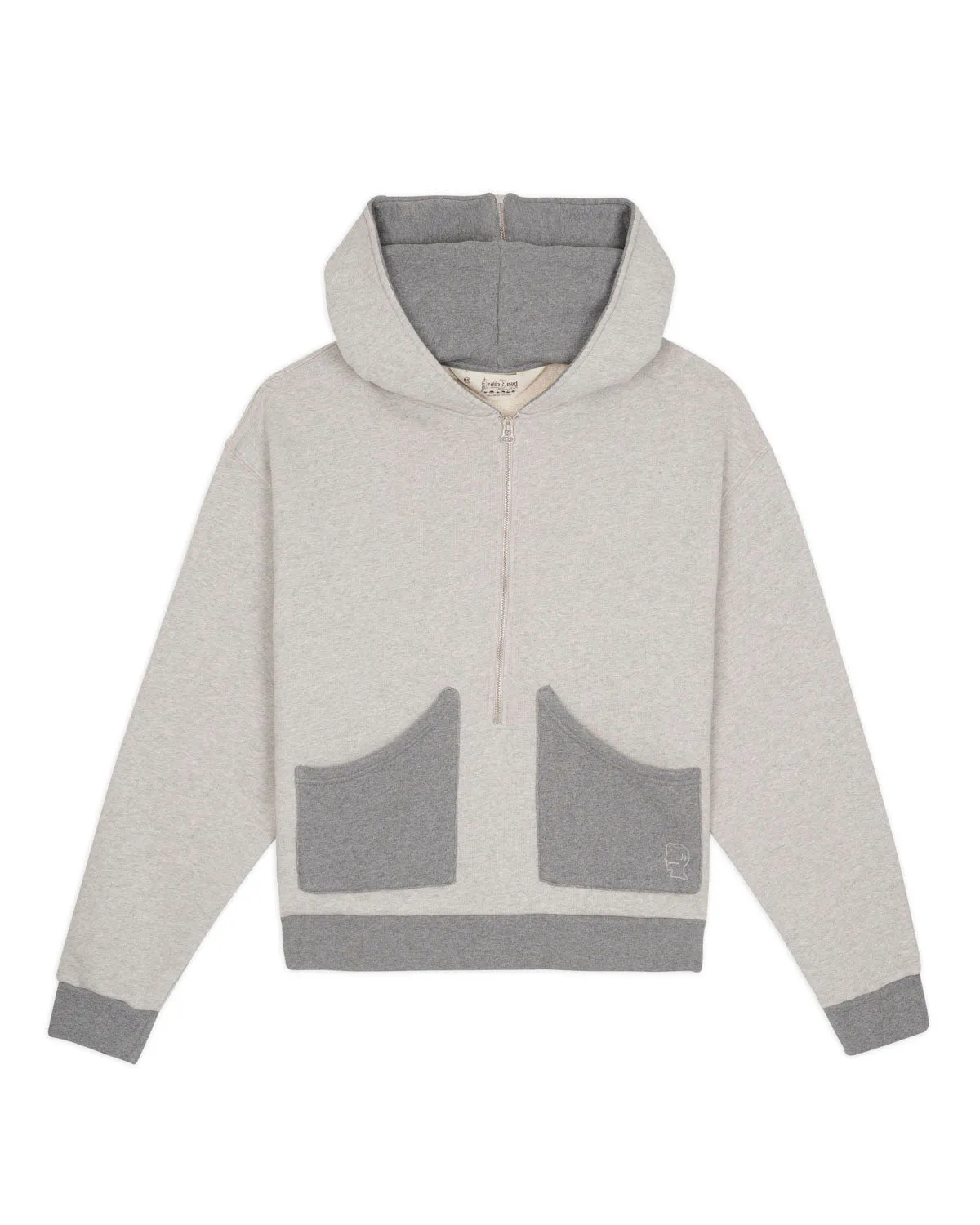 Zip Hoodie - Heather Grey sold by Brain Dead