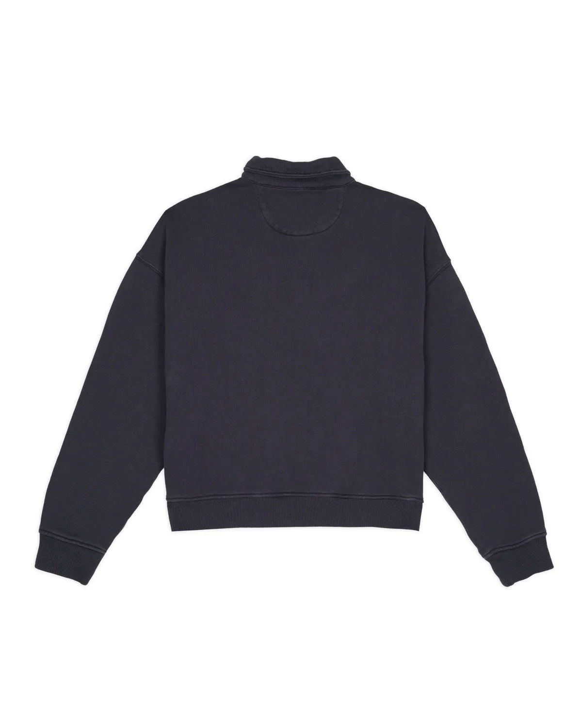 Half Zip Collared Sweatshirt - Washed Black sold by Brain Dead product image thumbnail 5