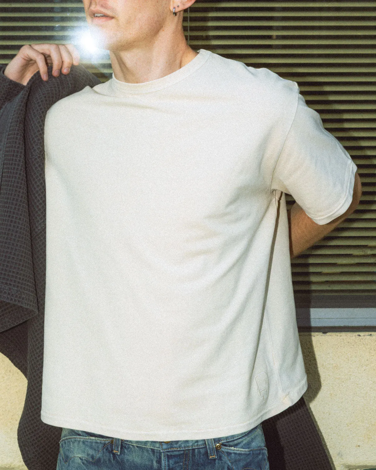 Pigment Pique T-shirt - Natural sold by Brain Dead product image thumbnail 2