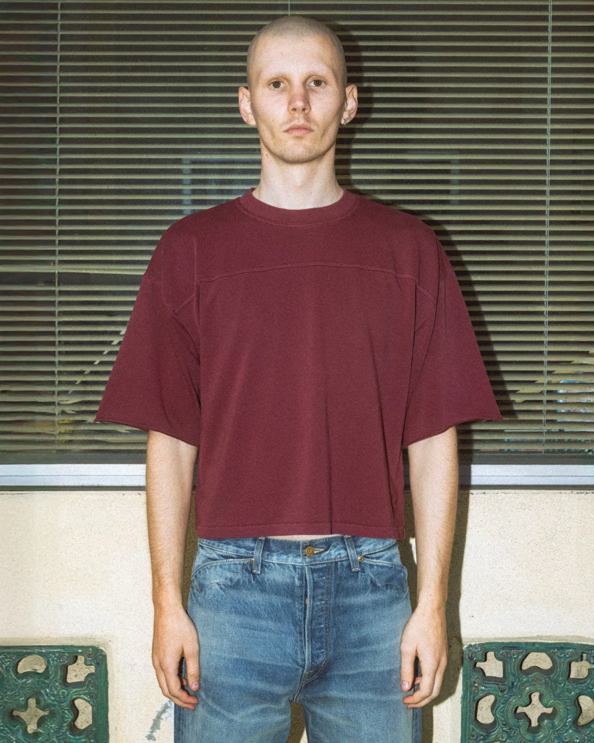 Football T-Shirt - Wine sold by Brain Dead product image thumbnail 2