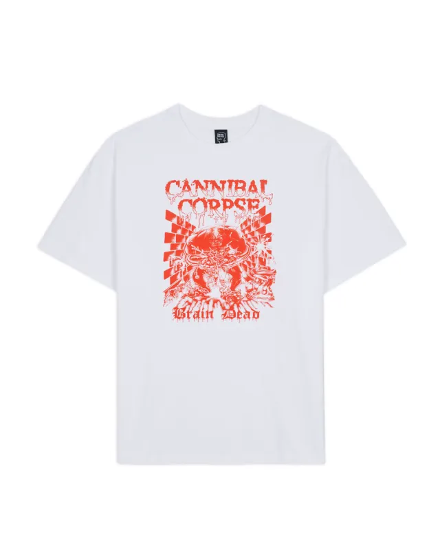 Brain Dead x Cannibal Corpse Splatter Brain T-shirt - White made by Brain Dead