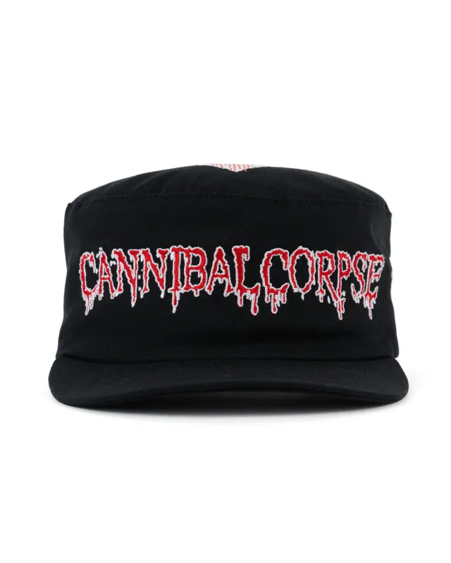 Brain Dead x Cannibal Corpse 6 Panel Hat - Black made by Brain Dead