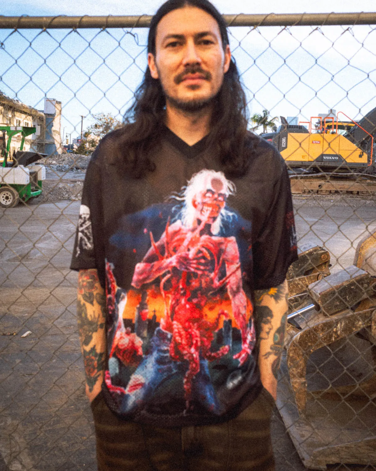 Brain Dead x Cannibal Corpse Football Jersey - Black sold by Brain Dead product image thumbnail 2