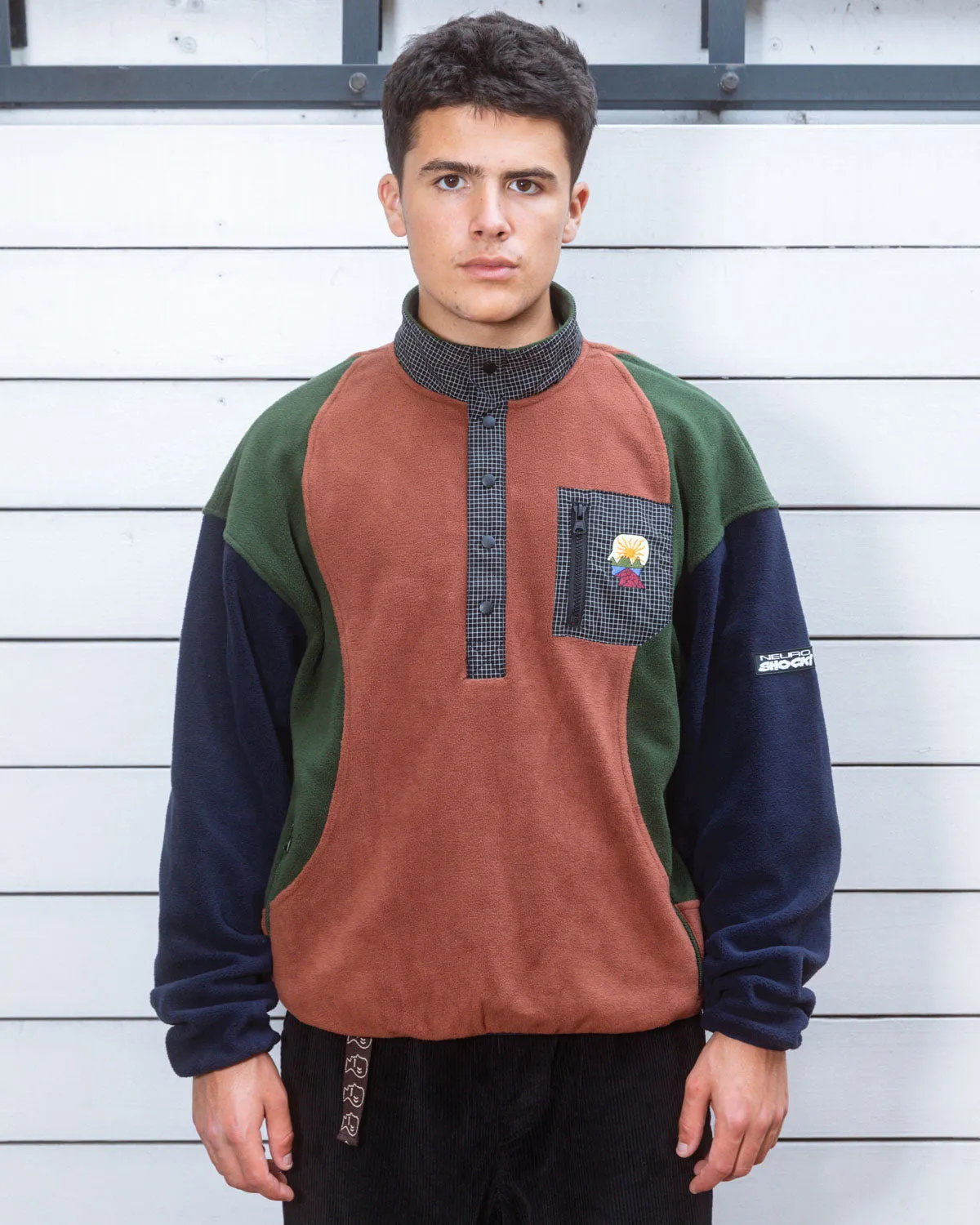 Brain Dead Equipment Ripstop Pullover Fleece Jacket - Navy sold by Brain Dead product image thumbnail 2