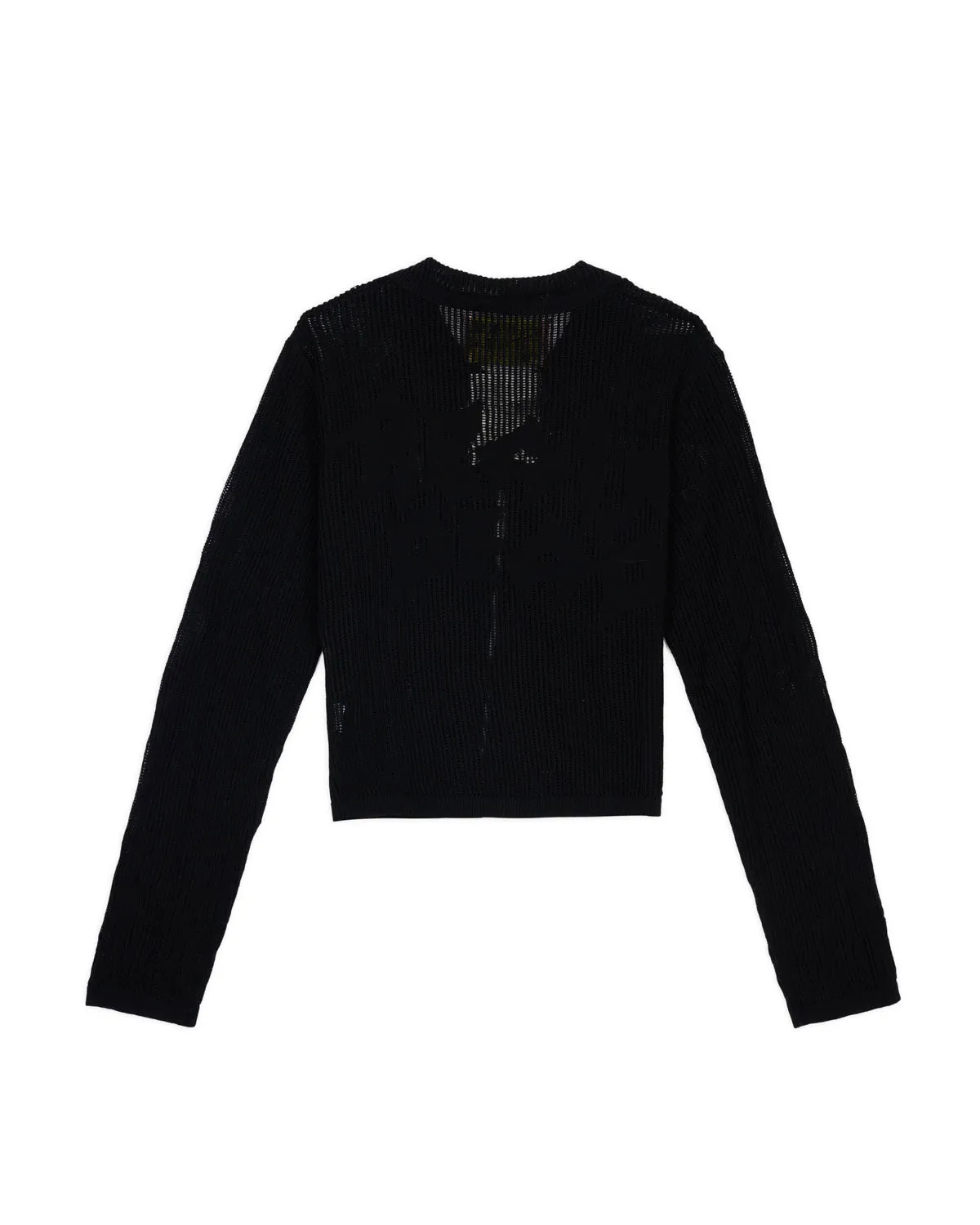 Mesh Knit Spiral Cardigan - Black sold by Brain Dead product image thumbnail 5