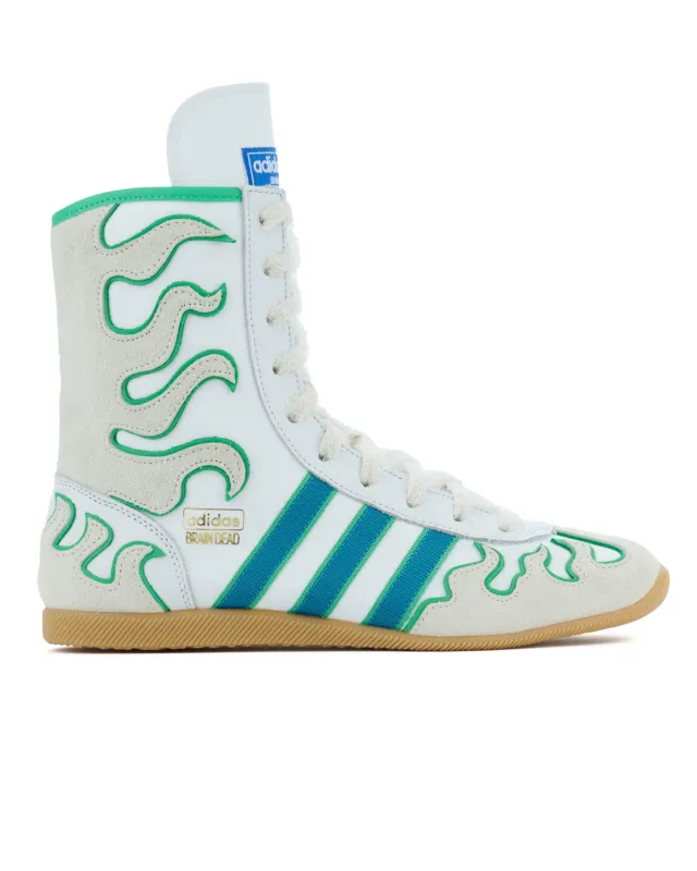 Brain Dead x adidas Japan Hi - White/Green made by Brain Dead