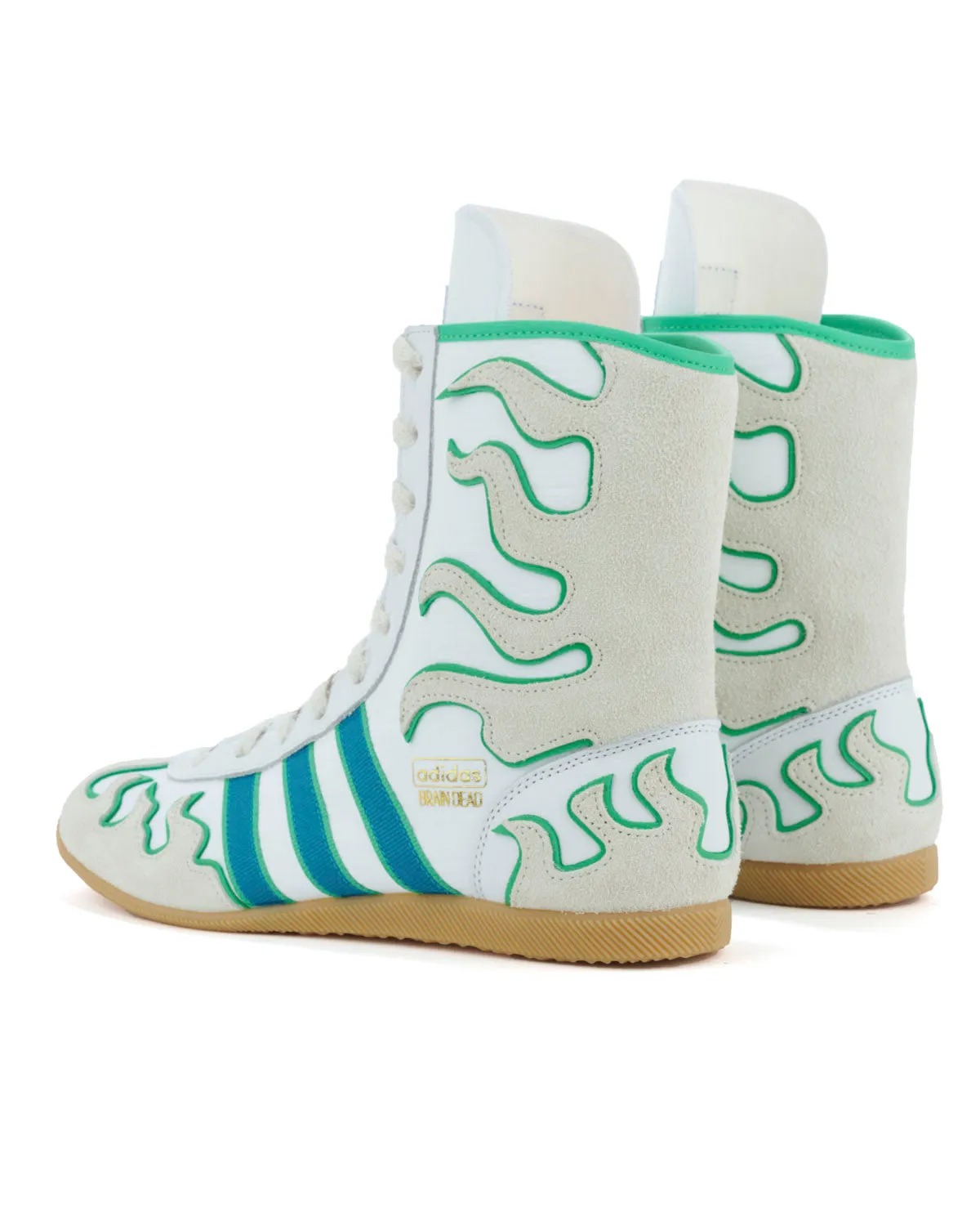 Brain Dead x adidas Japan Hi - White/Green sold by Brain Dead product image thumbnail 4