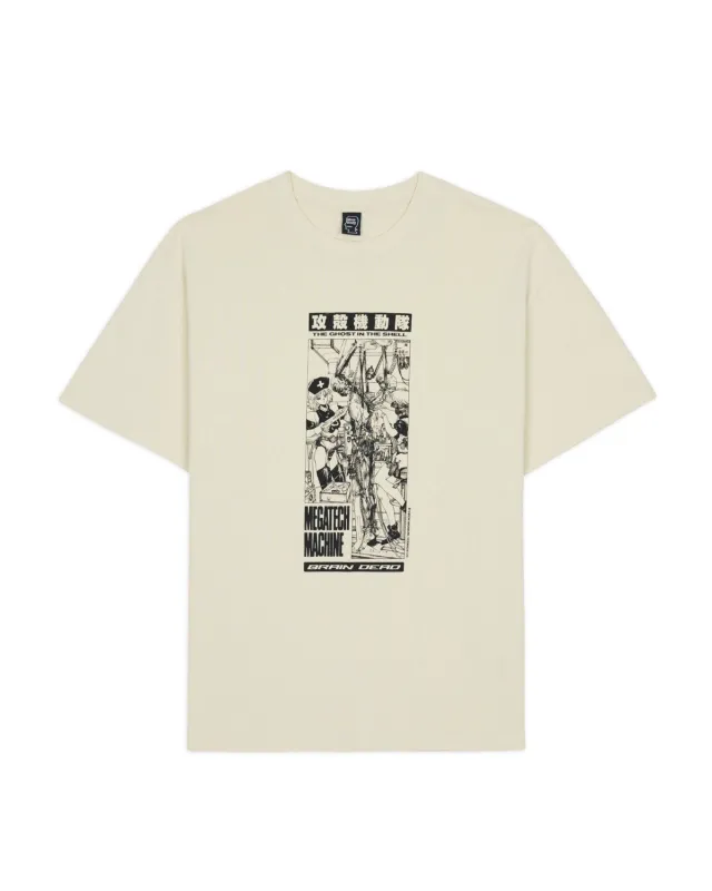 Brain Dead x Ghost In The Shell Megatech Machine T-shirt - Natural made by Brain Dead