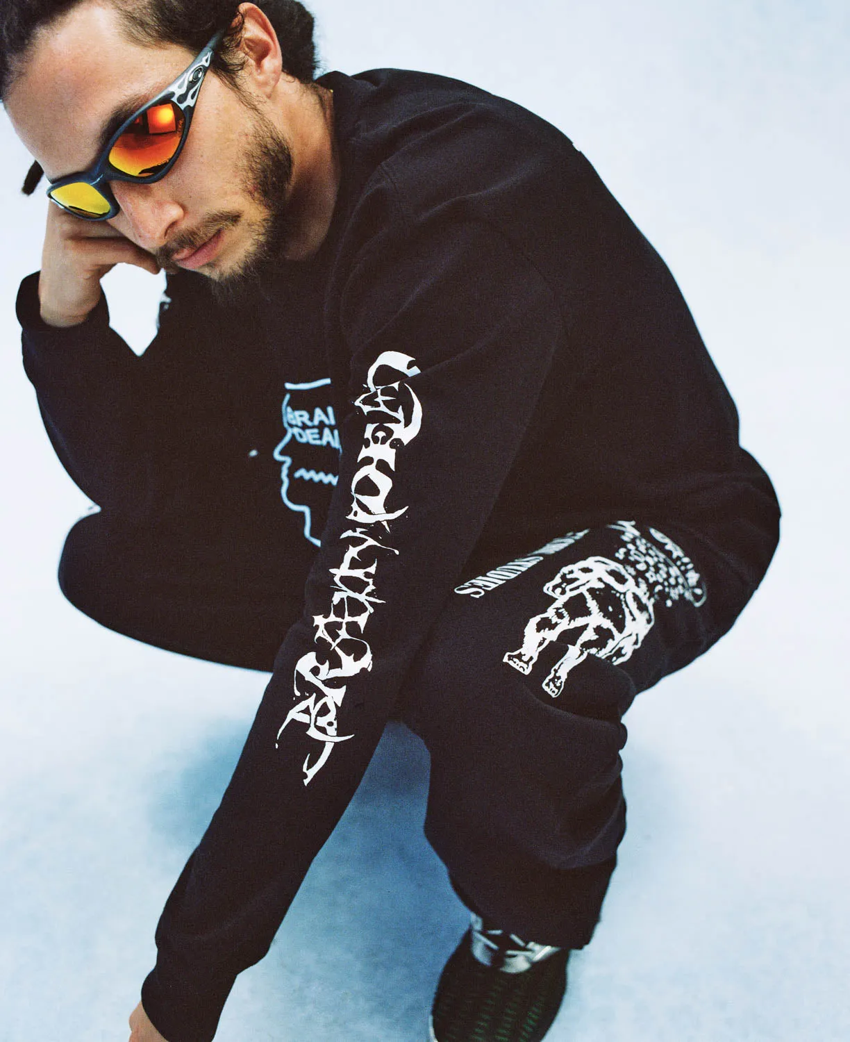 Brain Dead x Oakley Straight Jacket 99 Sunglasses - X-Silver sold by Brain Dead product image thumbnail 4