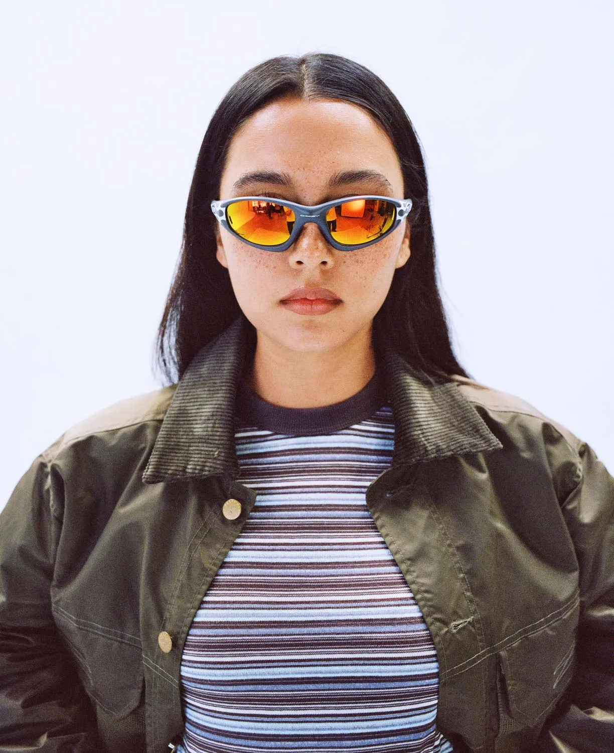 Brain Dead x Oakley Straight Jacket 99 Sunglasses - X-Silver sold by Brain Dead product image thumbnail 2