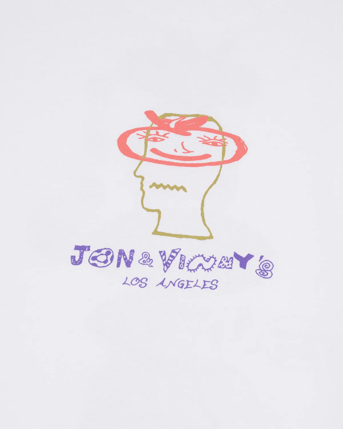 Brain Dead x Jon & Vinny's T-shirt - White sold by Brain Dead product image thumbnail 3