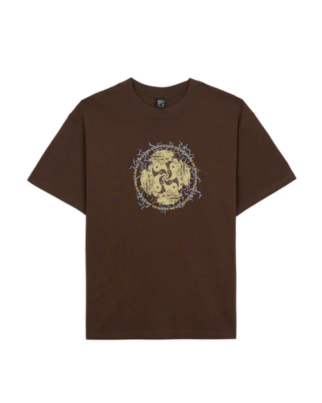Yin Yang Run T-shirt - Brown sold by Brain Dead