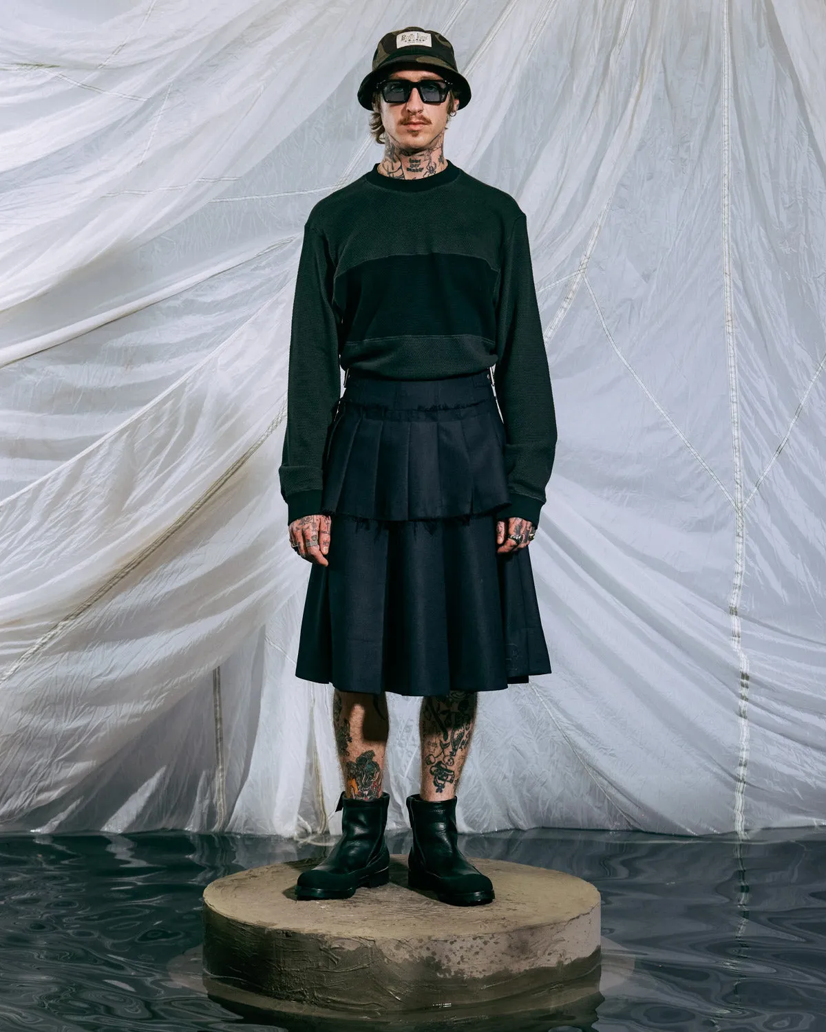 Thermal Long Sleeve Tee - Charcoal sold by Brain Dead product image thumbnail 2