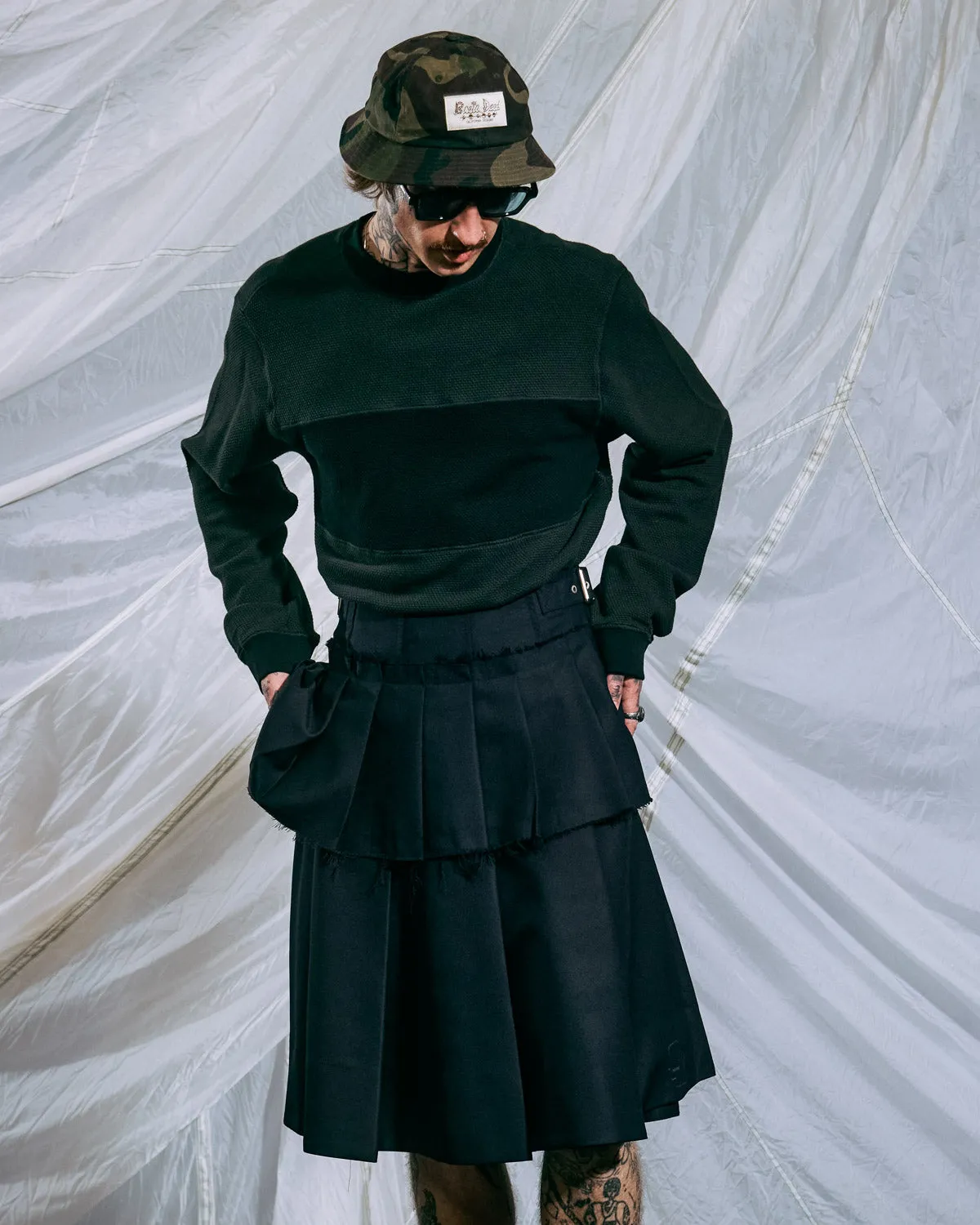 Thermal Long Sleeve Tee - Charcoal sold by Brain Dead product image thumbnail 4