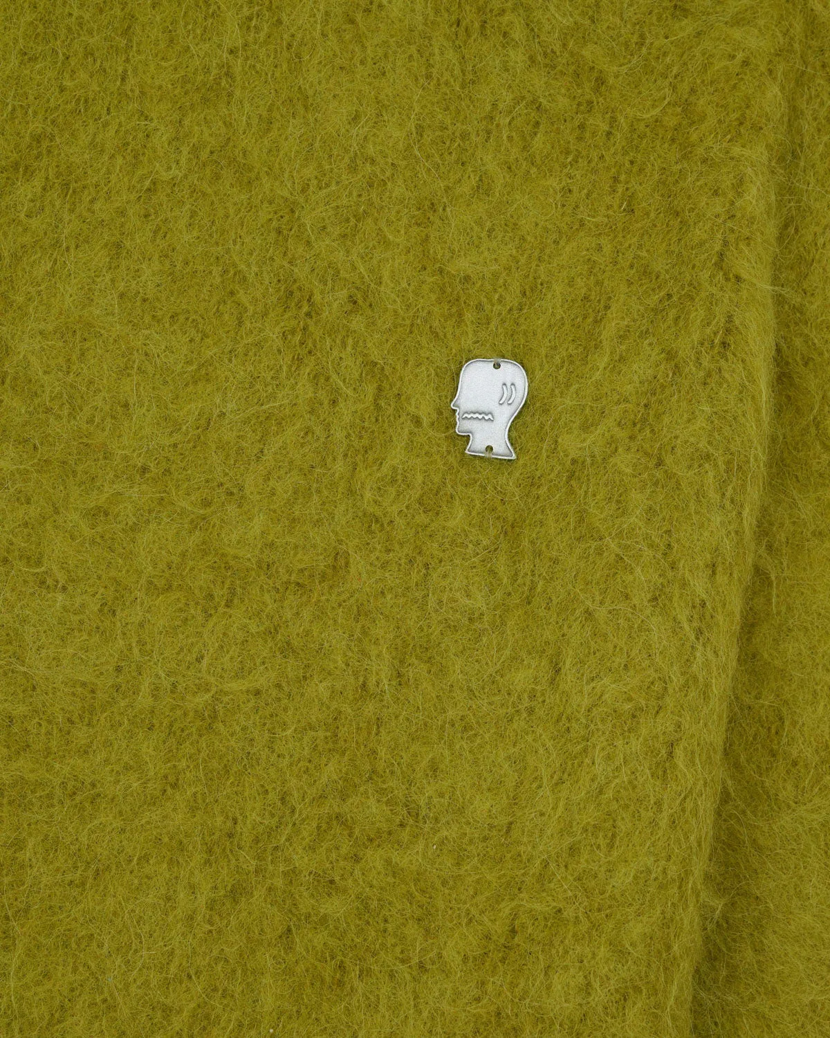 Super Hairy Boxy Knit Sweater - Lime sold by Brain Dead product image thumbnail 5