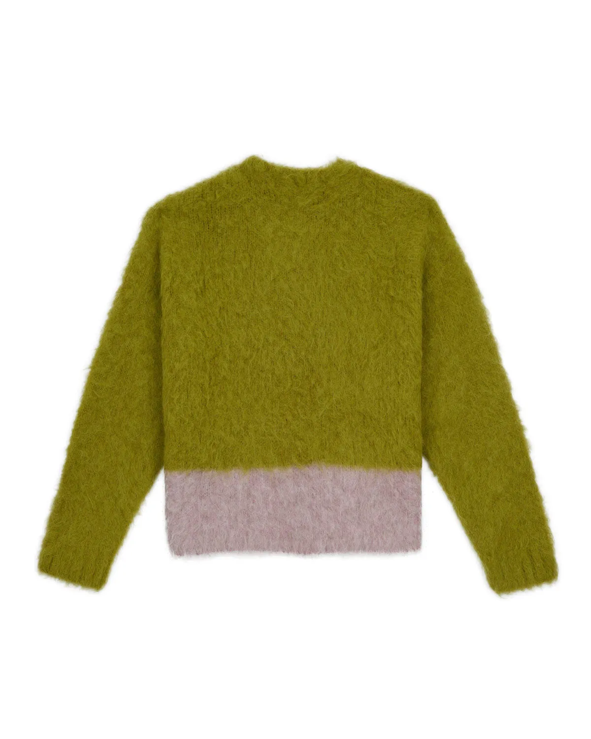 Super Hairy Boxy Knit Sweater - Lime sold by Brain Dead product image thumbnail 3