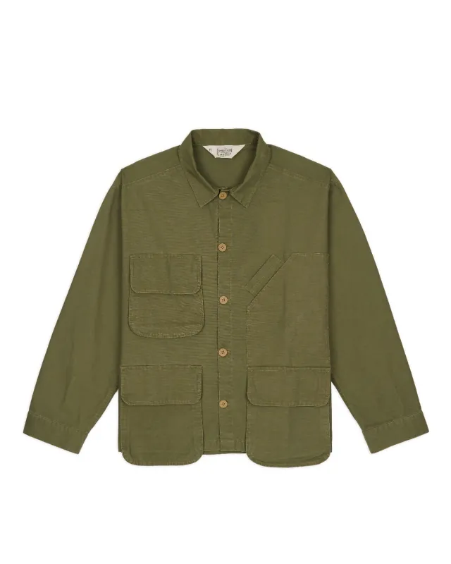 Military Shirt Jacket - Army made by Brain Dead