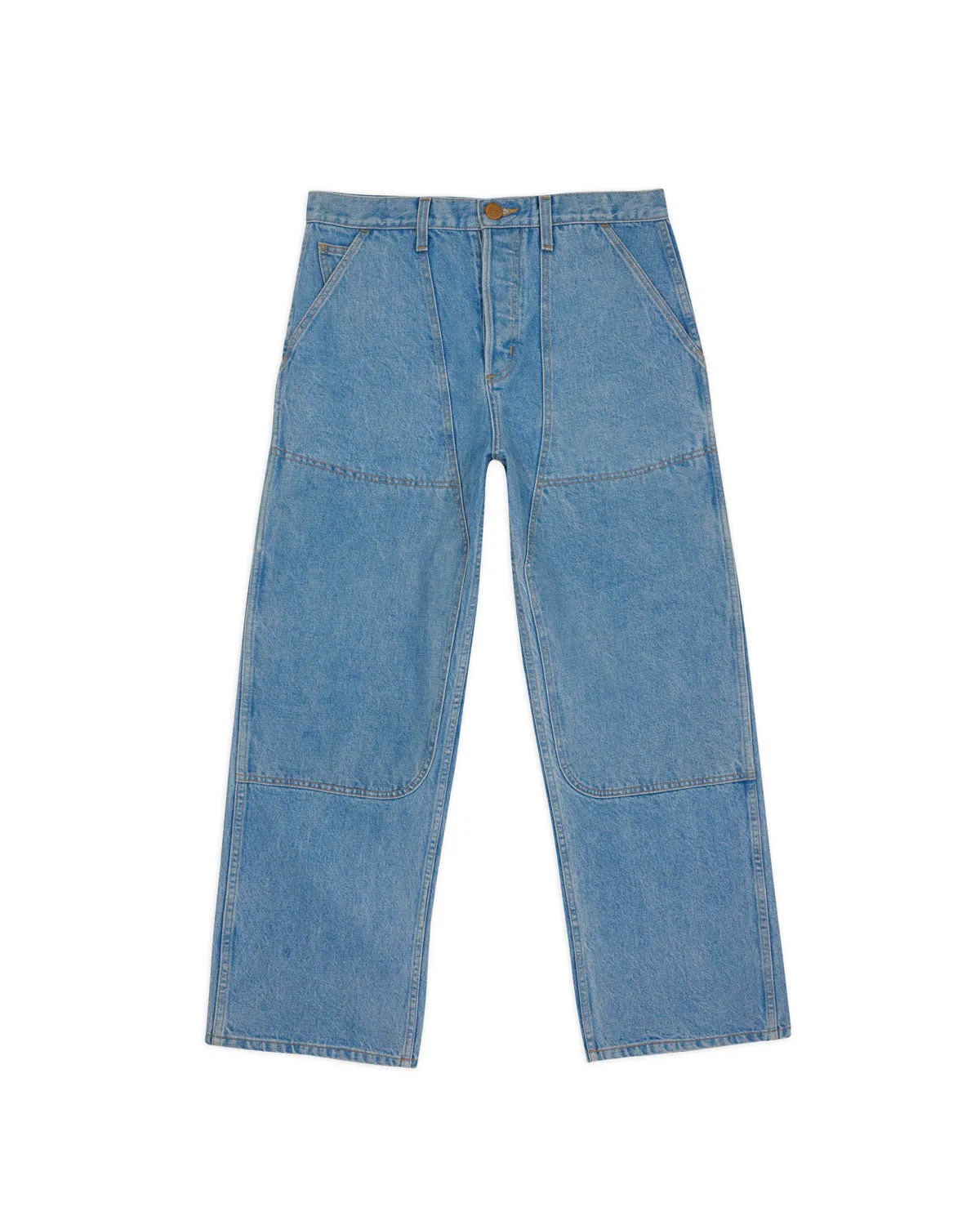 Type 02 14.7oz Denim Pant - Light Washed Indigo sold by Brain Dead