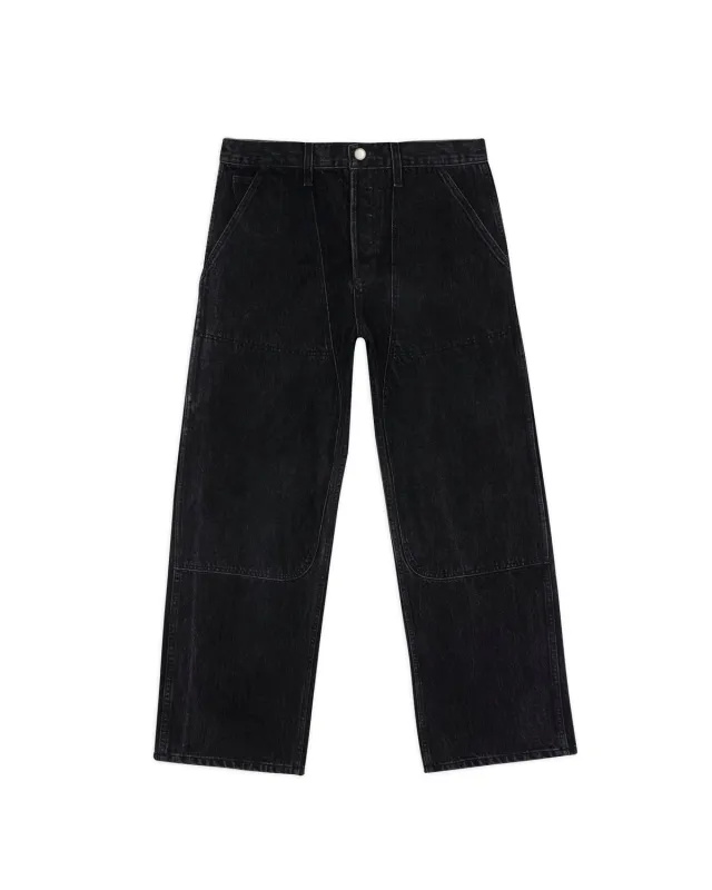 Type 02 14.5oz Denim Pant - Washed Black made by Brain Dead