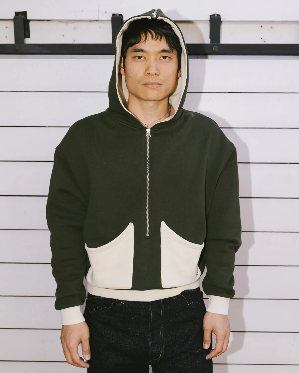 Zip Hoodie - Green sold by Brain Dead product image thumbnail 2