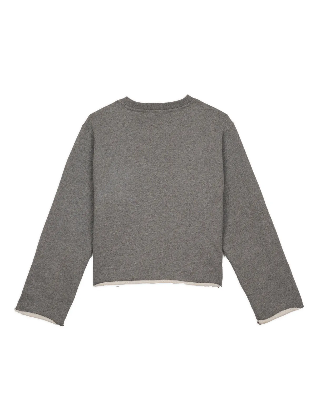 Boxy French Terry Sweatshirt - Heather Grey sold by Brain Dead product image thumbnail 5