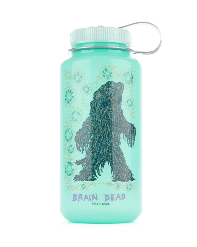 Brain Dead x Godzilla Hedorah 32oz Nalgene - Glow Green made by Brain Dead