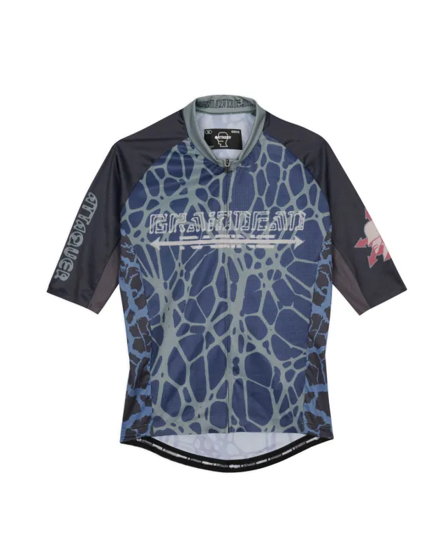 Brain Dead x Attaquer Jersey - Blue Multi made by Brain Dead