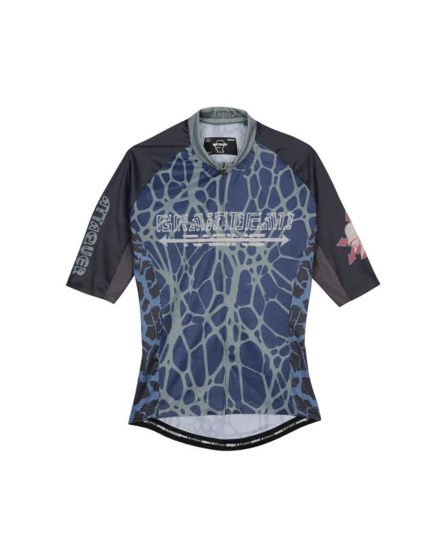 Brain Dead x Attaquer Women's Jersey - Blue Multi sold by Brain Dead