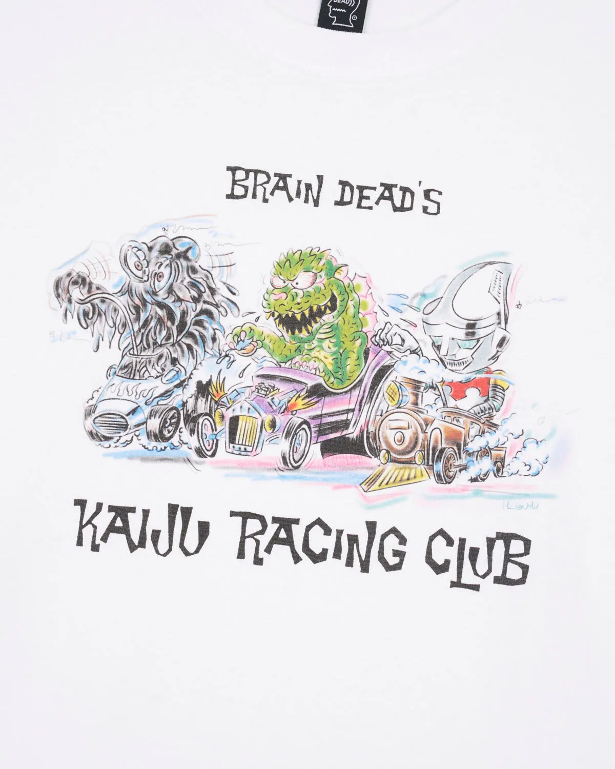 Brain Dead x Godzilla Kaiju Racing Team T-shirt - White sold by Brain Dead product image thumbnail 2
