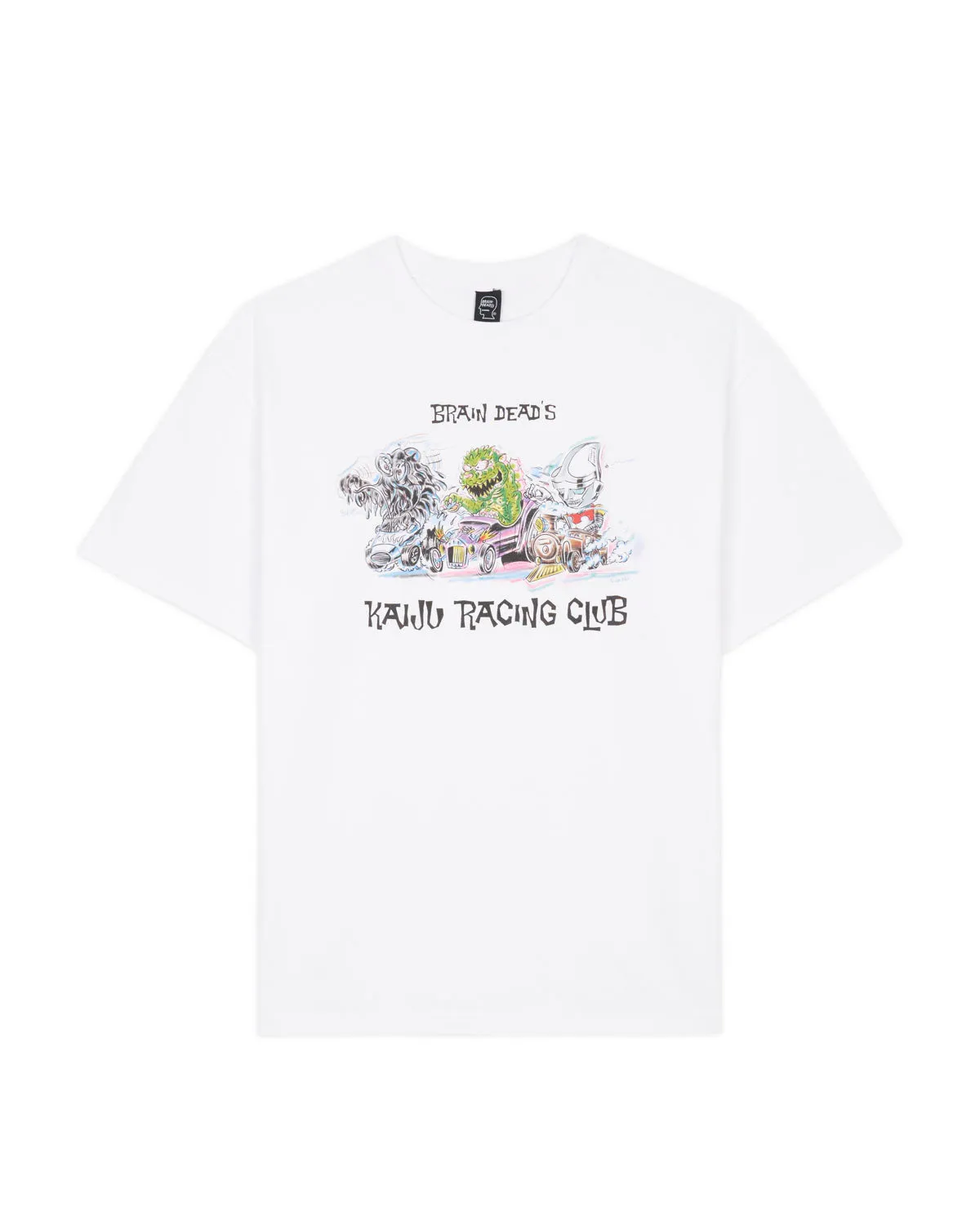 Brain Dead x Godzilla Kaiju Racing Team T-shirt - White sold by Brain Dead