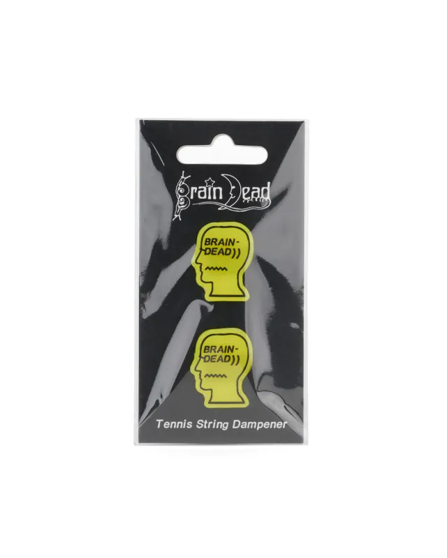 Logo Head Tennis Dampener - Neon Yellow made by Brain Dead