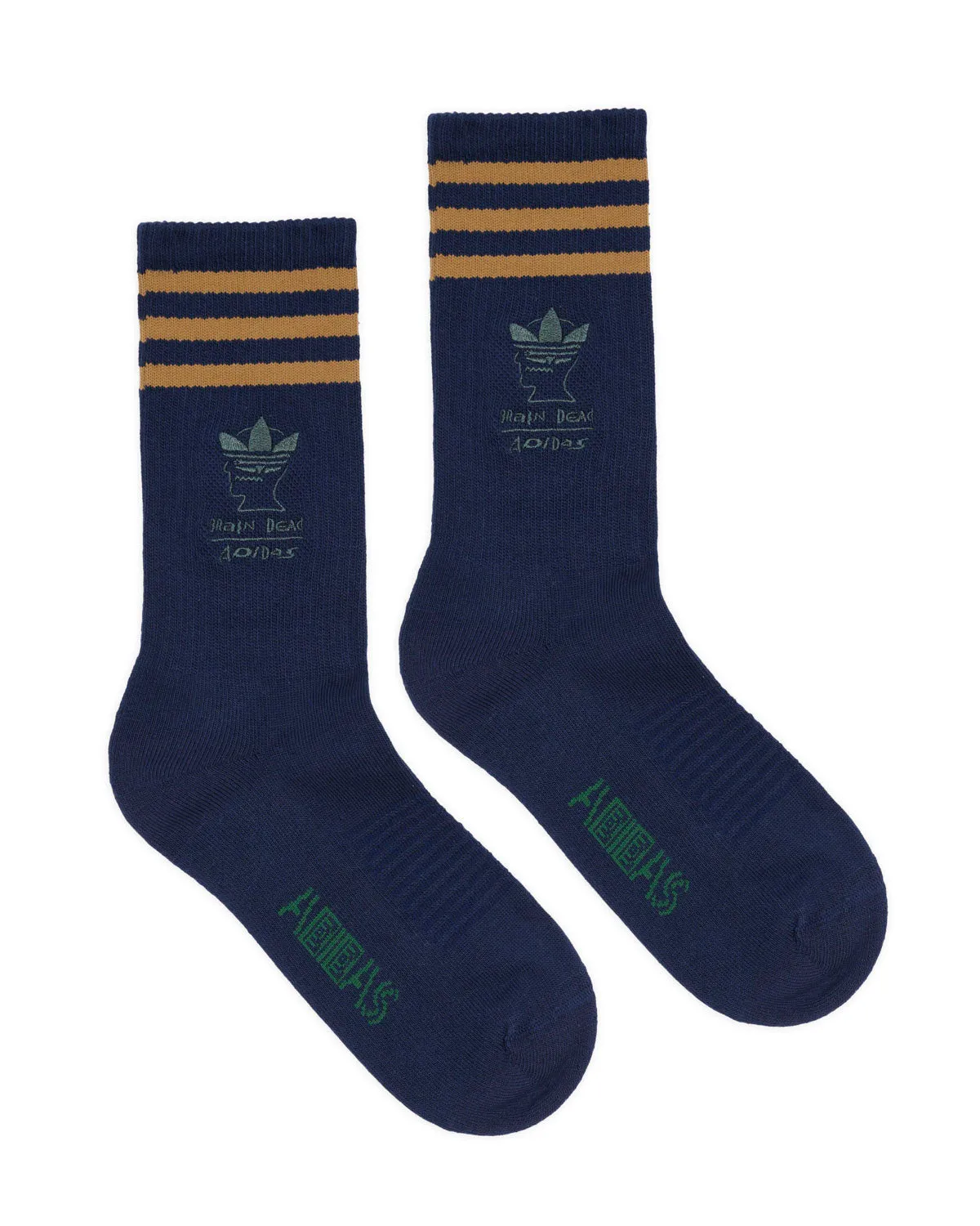Brain Dead x adidas Socks - Navy sold by Brain Dead
