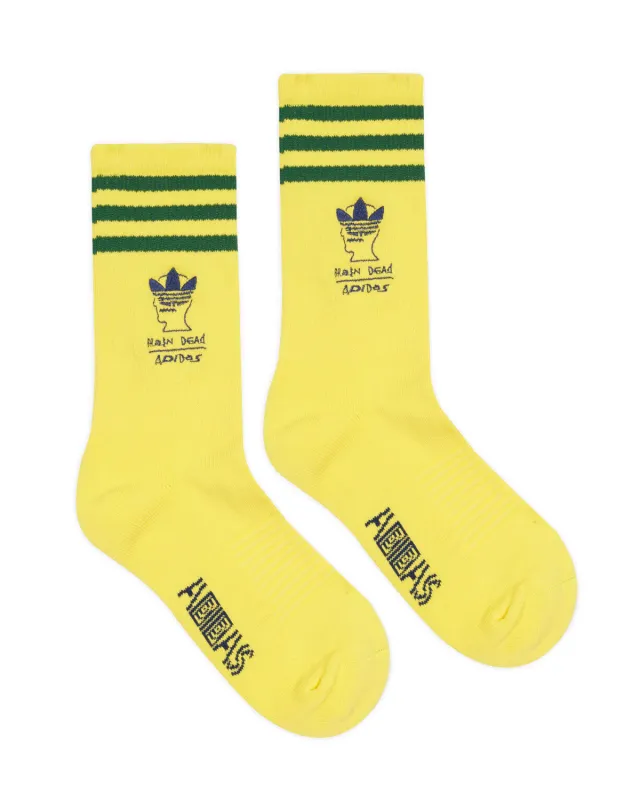 Brain Dead x adidas Socks - Yellow made by Brain Dead