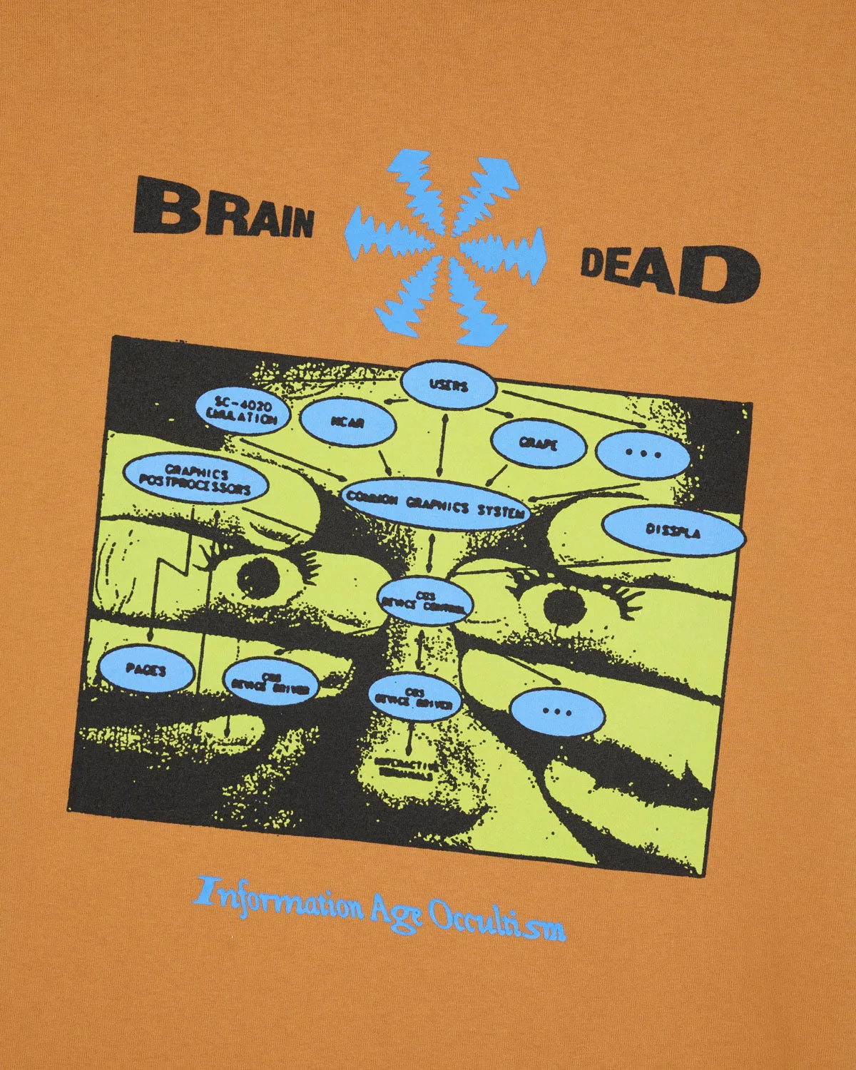 Information Age Occultism T-shirt - Cumin sold by Brain Dead product image thumbnail 2