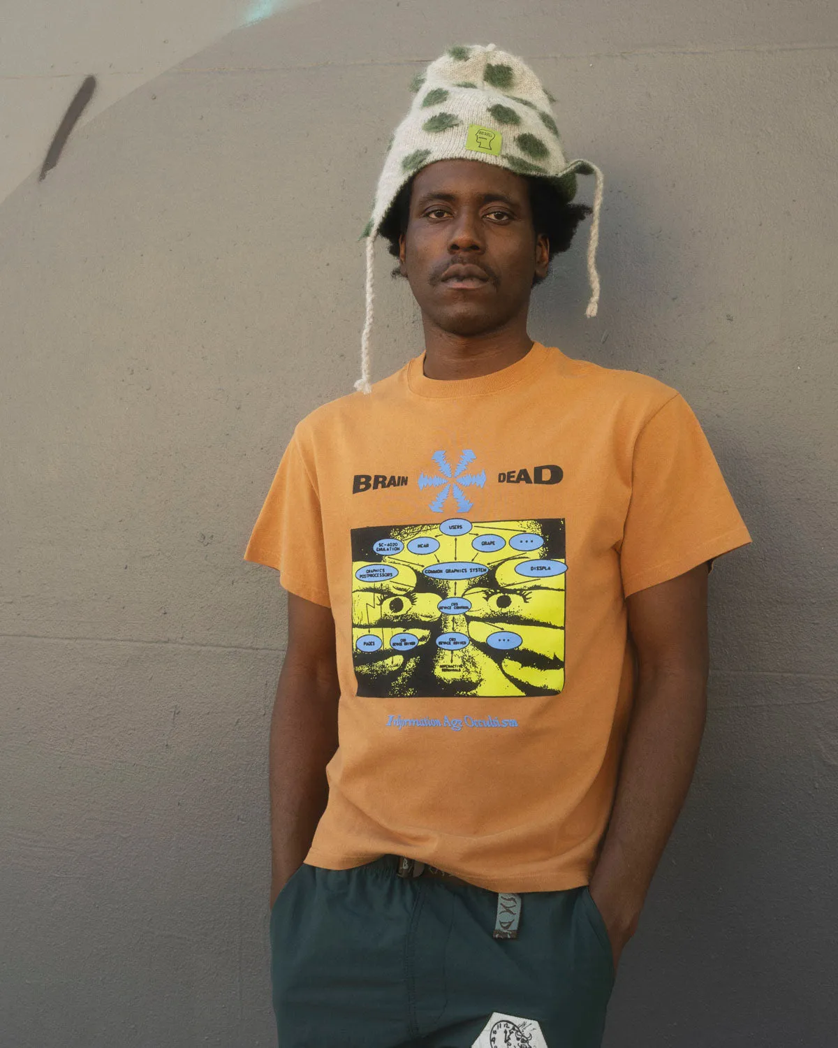 Information Age Occultism T-shirt - Cumin sold by Brain Dead product image thumbnail 4