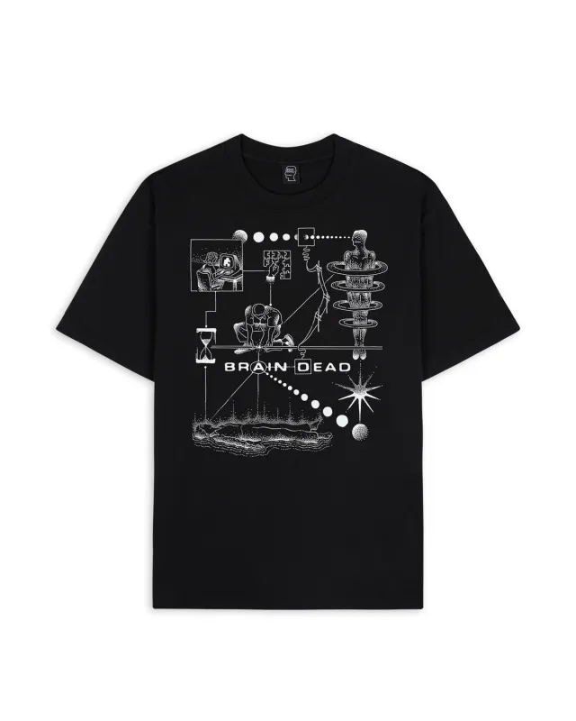 Mind Puzzle T-shirt - Black made by Brain Dead