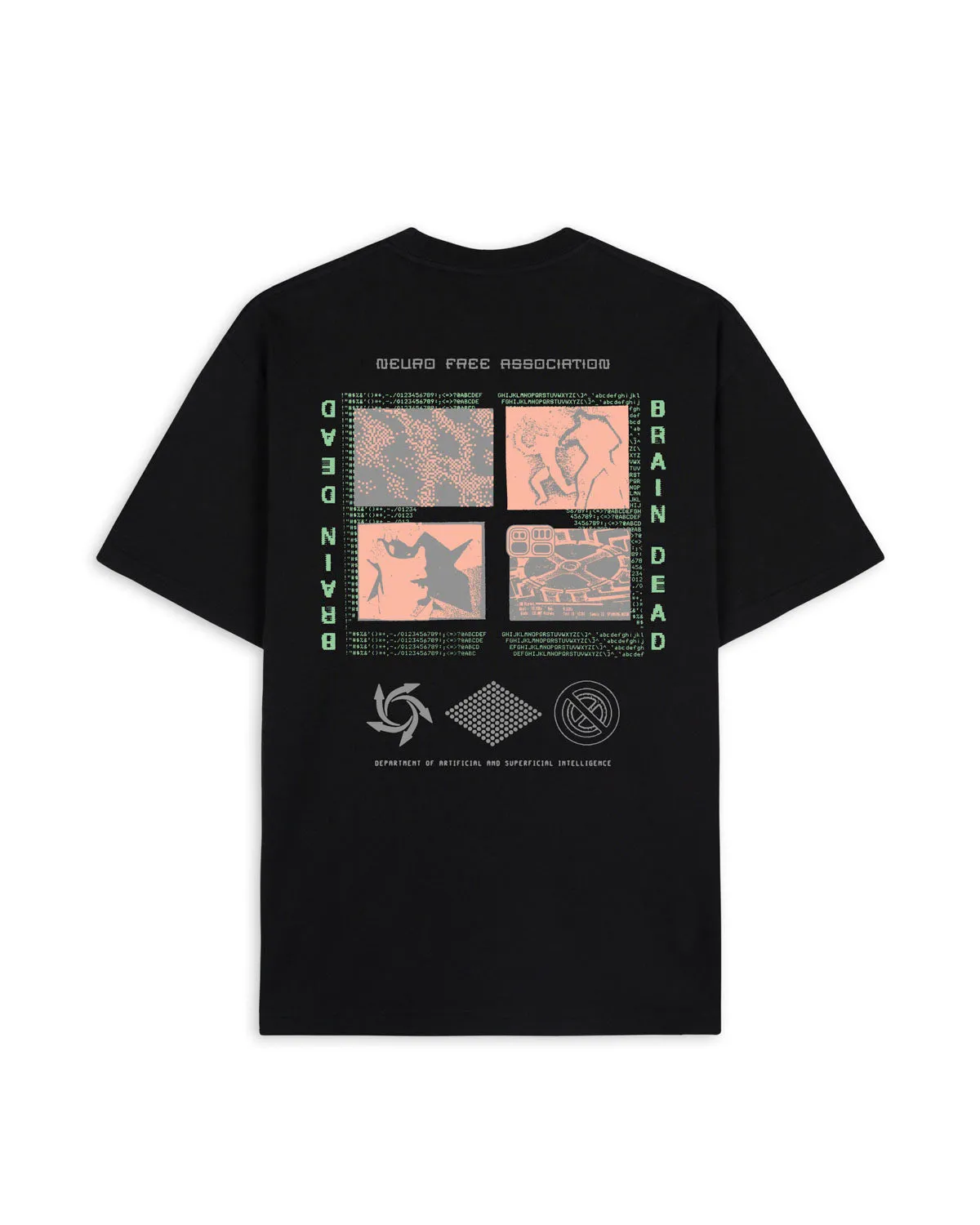 Neuro Free Association T-shirt - Black sold by Brain Dead product image thumbnail 3