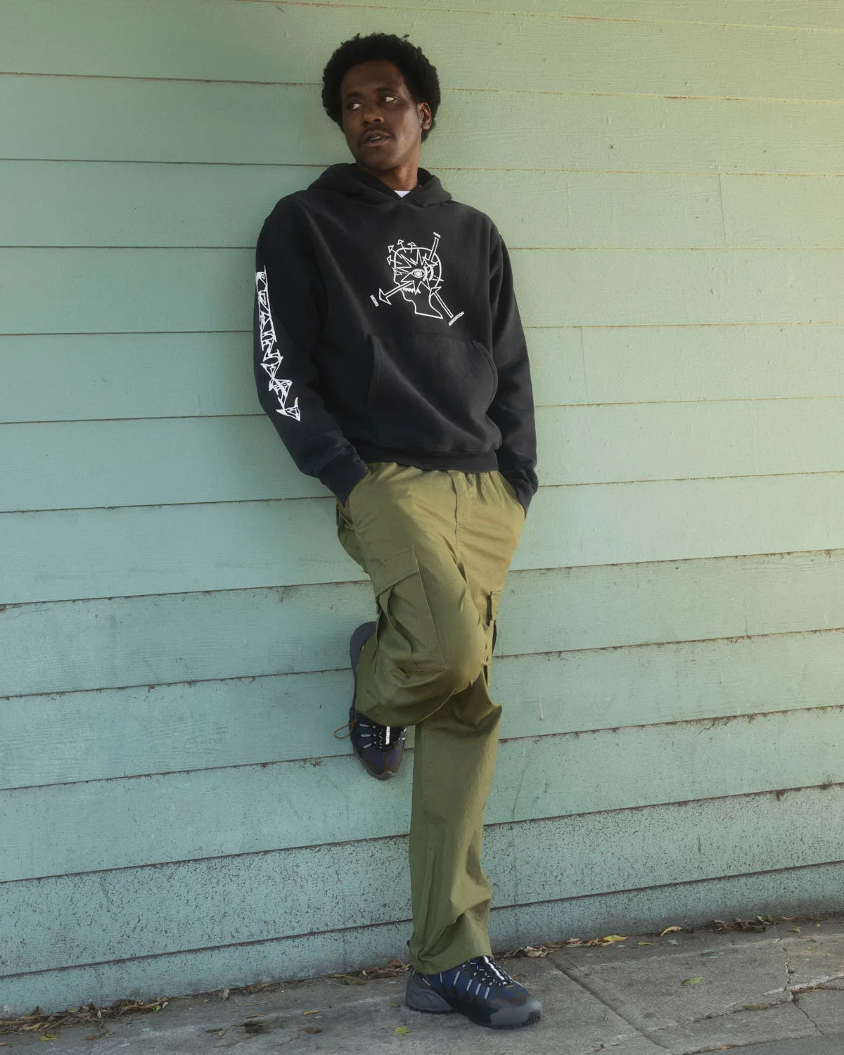 Neuro Free Association Hoodie - Washed Black sold by Brain Dead product image thumbnail 4