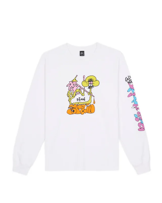 Packing Up Long Sleeve - White made by Brain Dead