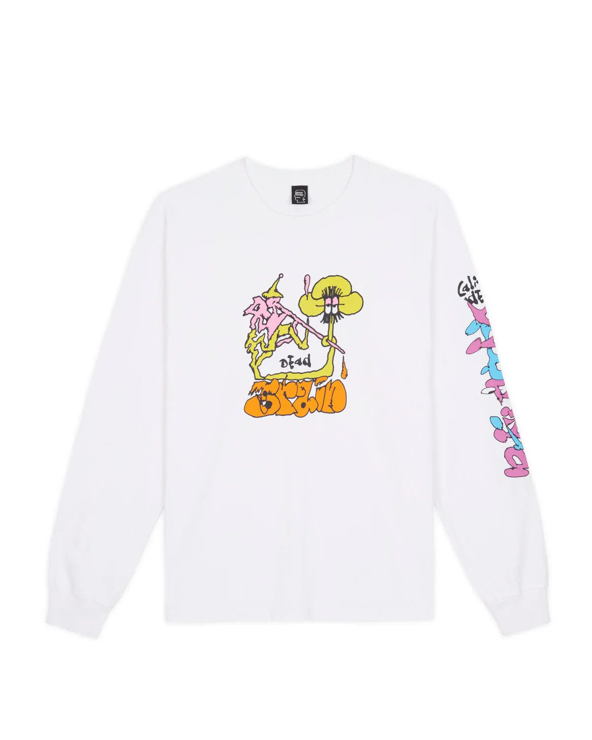 Packing Up Long Sleeve - White sold by Brain Dead